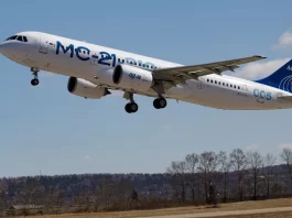 All Russian MC-21-310 Takes Off