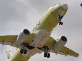SJ-100 Second Prototype with PD-8 Engine