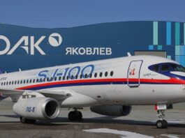 SSJ-100 with PD-8 Engine