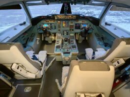 Tu-214 Cockpit